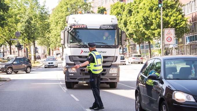 Polizei kontrolliert Diesel-Fahrverbote