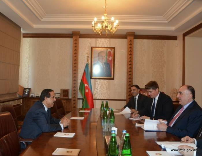Azerbaijani FM receives outgoing Qatari ambassador