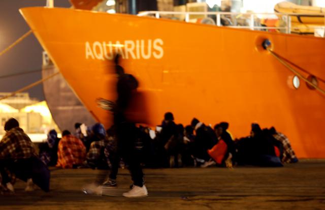 Rescue boat drifts at sea as Italy takes anti-migrant stance
 