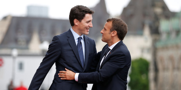 Le couple Macron-Trudeau plus uni que jamais