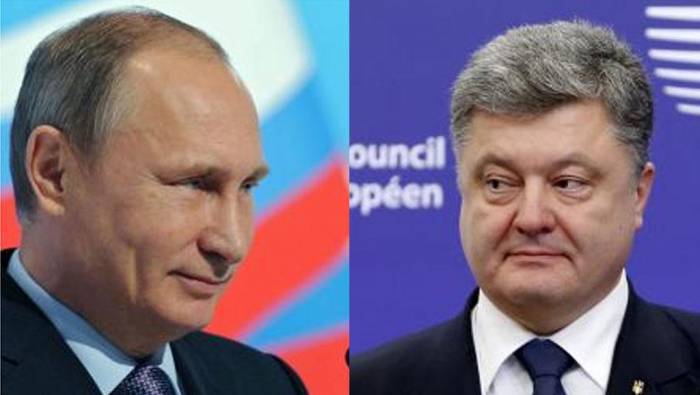 Poutine et Porochenko discutent du déploiement de Casques bleus