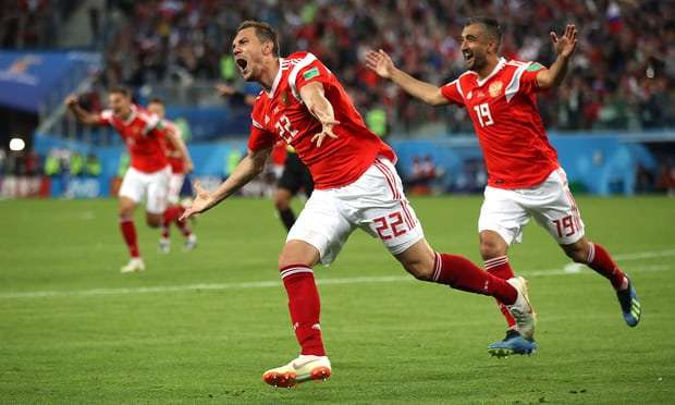 Artem Dzyuba secures second win for Russia with victory over Egypt
 