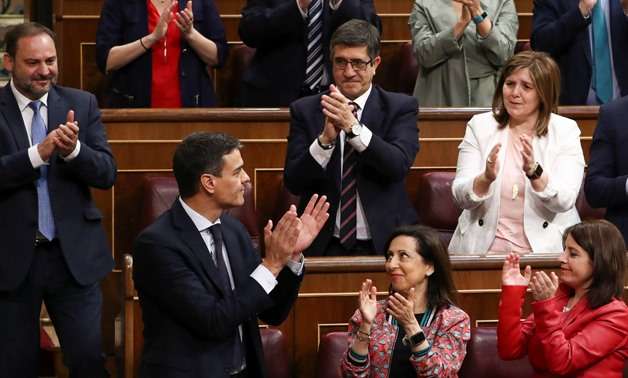 Spanish Socialist Sanchez succeeds Rajoy as prime minister
 