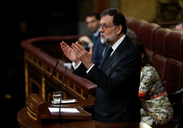 Spanish Prime Minister Rajoy to be voted out of office 
 