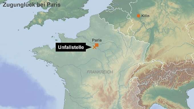 Regionalzug entgleist bei Paris