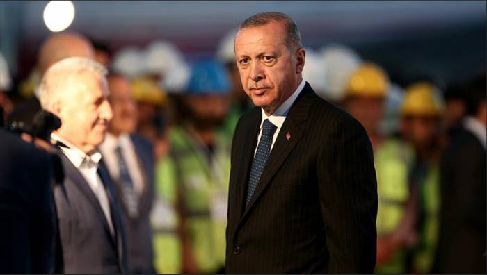 طائرة أردوغان تحط على مدرج أكبر مطار في العالم تشيده تركيا