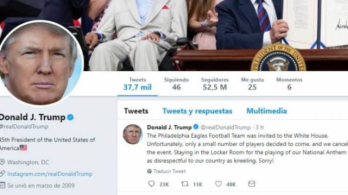 Trump desbloquea a sus críticos en Twitter por orden judicial, pero recurre el fallo