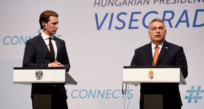 Austria afianza el frente antinmigración con apoyo de los países del Este