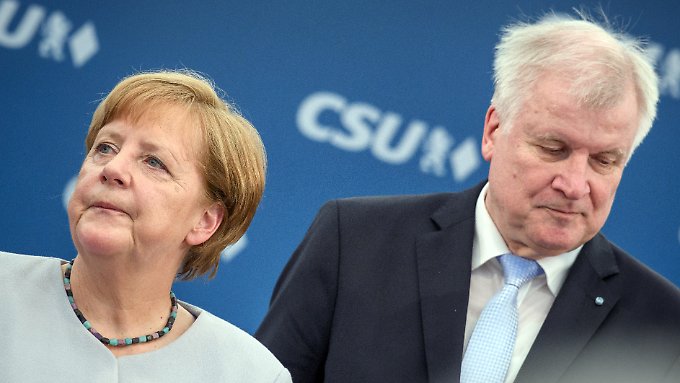 Showdown zwischen Merkel und Seehofer