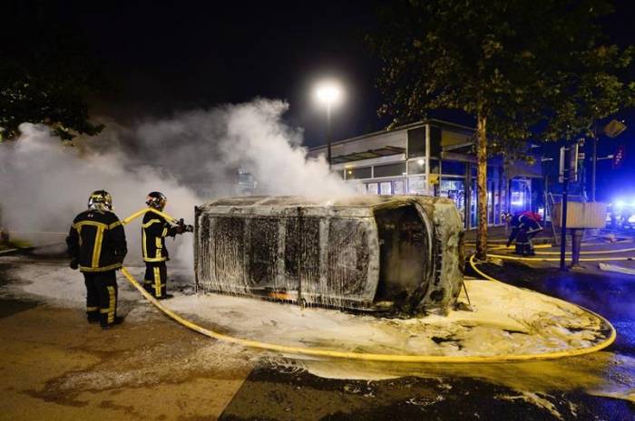 Once detenidos en la segunda noche de disturbios en Nantes