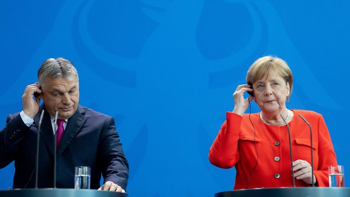 Merkel und Orbán sind sich einig uneinig