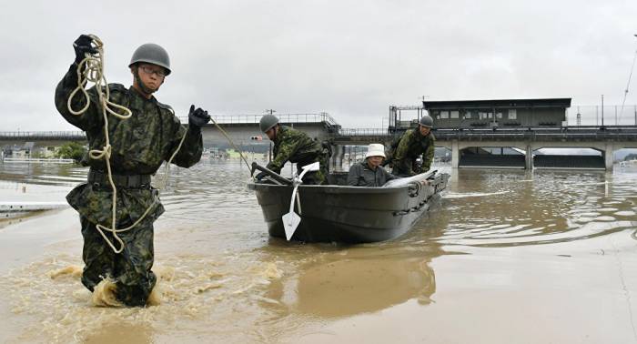 Al menos ocho muertos y unos 40 desaparecidos por lluvias torrenciales en Japón