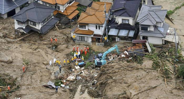 Aumentan el número de muertos por lluvias torrenciales en Japón