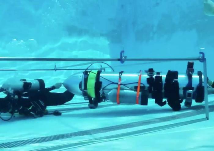 Thai cave rescue: Elon Musk shows off tiny submarine to retrieve boys from underground