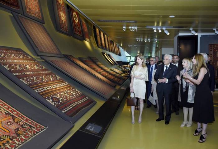 Italian President Sergio Mattarella visits Carpet Museum - PHOTOS