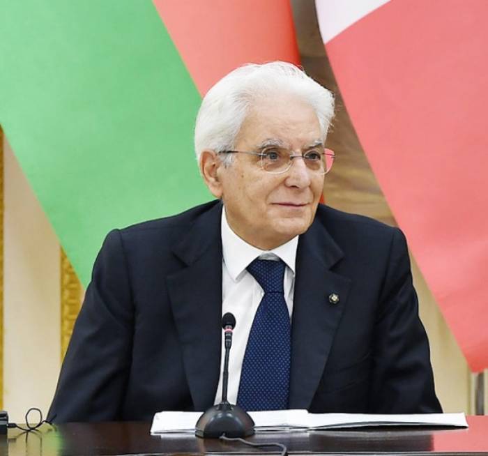 Präsident Sergio Mattarella: Italien wird immer Aserbaidschan zur Seite stehen
