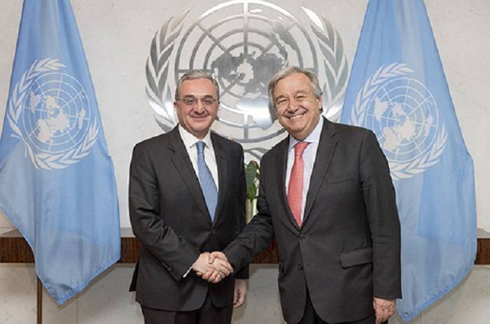 Ministro armenio discute el conflicto de Karabaj con el Secretario General de la ONU