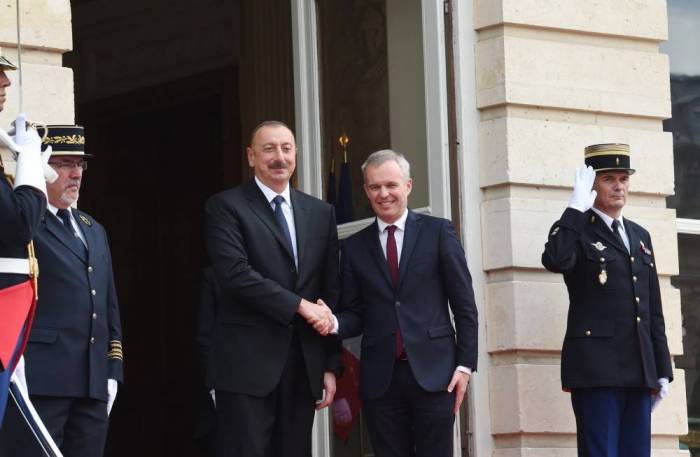 El lider azerbaiyano se reunió con Francois de Ruggi - FOTOS