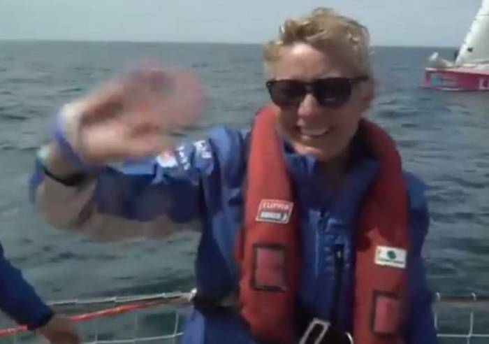 Woman wins round-the-world yacht race for the first time