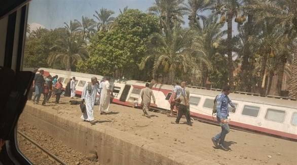 مصر: إصابات في انقلاب قطار جنوبي القاهرة