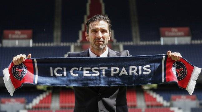 Benvenuto Gigi: Buffon escorté par des dizaines de Vespa dans les rues de Paris