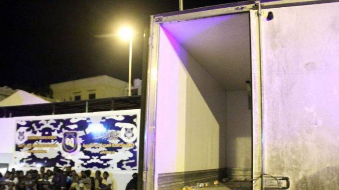 Libye: 8 migrants, dont 6 enfants, morts asphyxiés dans un camion