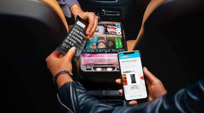 Uber, distributeur mobile grâce à Cargo