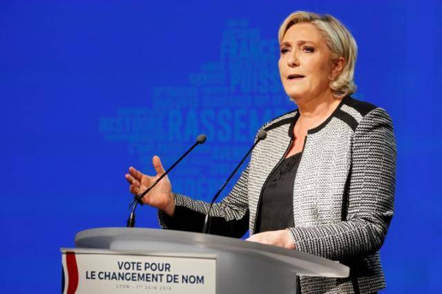 Le Pen calls for ‘peaceful yet militant’ protest as judges freeze €2mn of subsidies to her party