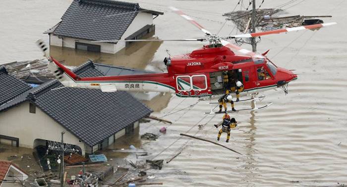 Se aproxima a 200 la cifra de muertos por inundaciones en Japón