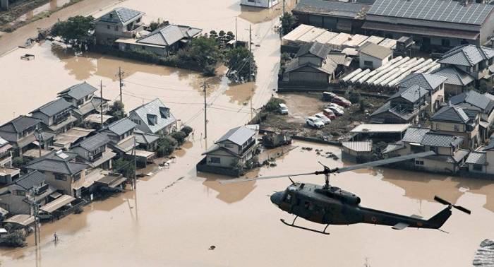 Japón contabiliza más de cien víctimas por inundaciones en el oeste