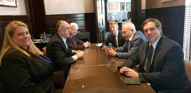 Azerbaijani FM meets with OSCE MG co-chairs