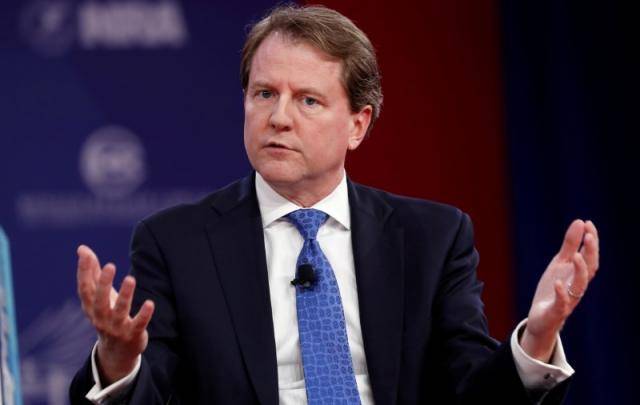 White House attorney McGahn to lead Trump