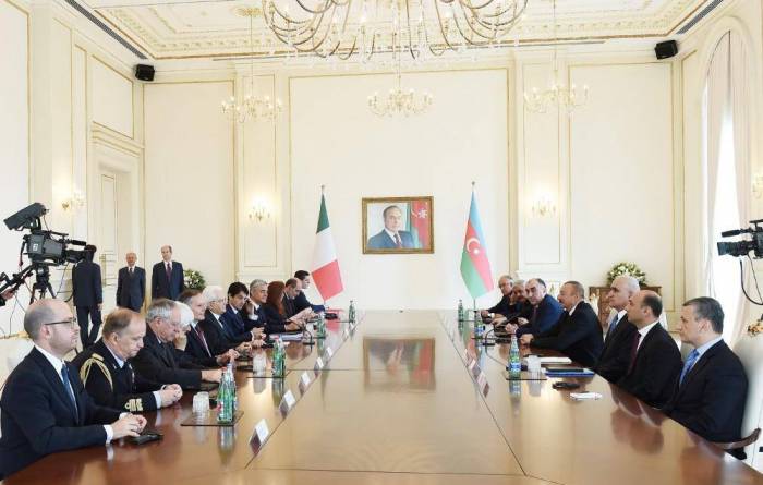 Presidents of Azerbaijan and Italy make press statements- UPDATED