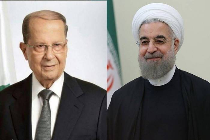 تسليم رسالة من الرئيس روحاني للرئيس اللبناني