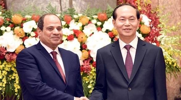 الرئيس الفيتنامي يبدأ رحلته في مصر من مدينة الأقصر