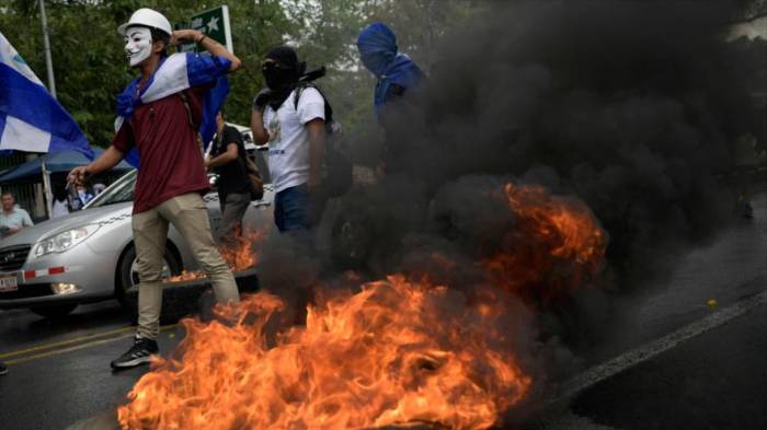 Nicaragua: EEUU financia la violencia para dar un golpe de Estado