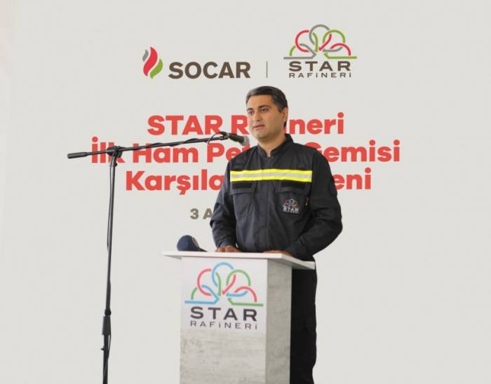 Erste Rohölmenge an Erdölraffinerie “Star“ von SOCAR in der Türkei geliefert