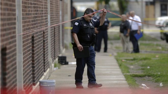 Chicago appeals for help after dozens shot over weekend