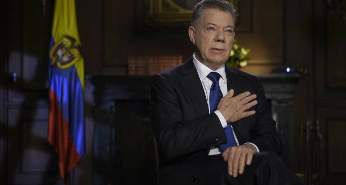 Santos se despide de los colombianos y le desea "lo mejor" a Iván Duque