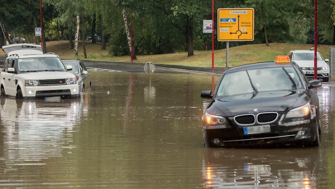 Unwetter wütet in Hessen