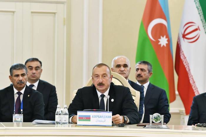Prezident Aktau sammitində - FOTOLAR (Yenilənib)
