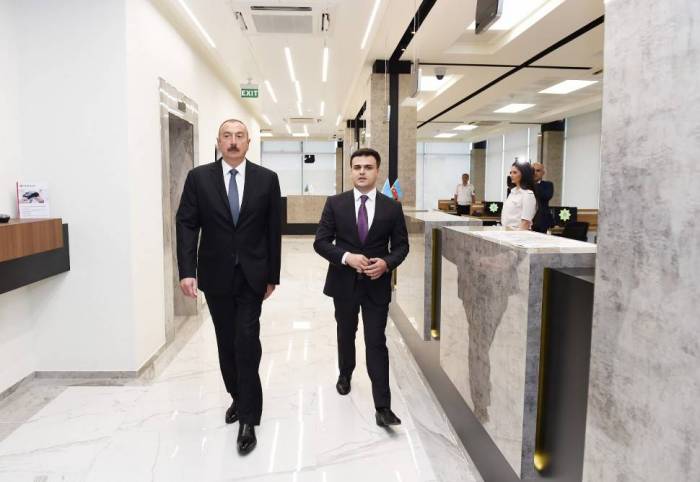 Ilham Aliyev participe à l’inauguration du Centre logistique d’Abchéron