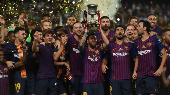 El Barcelona se lleva su décimo tercera Supercopa de España