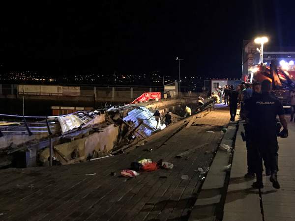 More than 250 injured after pier collapses at Spanish music festival