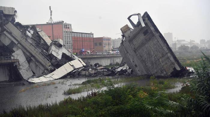 Kein Aserbaidschaner unter Opfern beim Einsturz von Autobahnbrücke in Genua, Italien