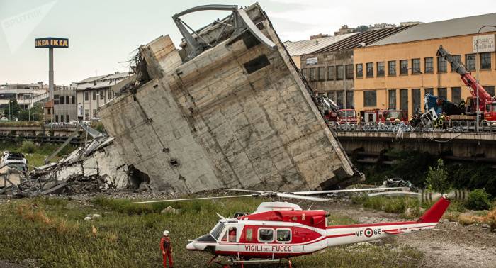 La fiscalía italiana revela la causa de colapso de viaducto en Génova