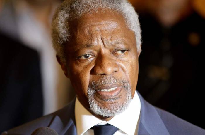 Nobel Peace Prize winner and former UN Secretary General Kofi Annan dies aged 80