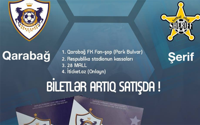 "Qarabağ" - "Şerif" oyununun biletləri satışda
