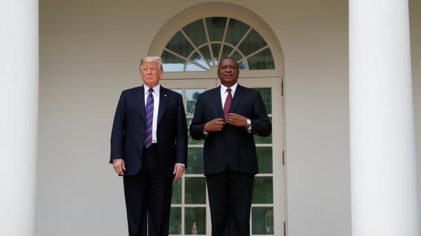 Trump empfängt Kenyatta