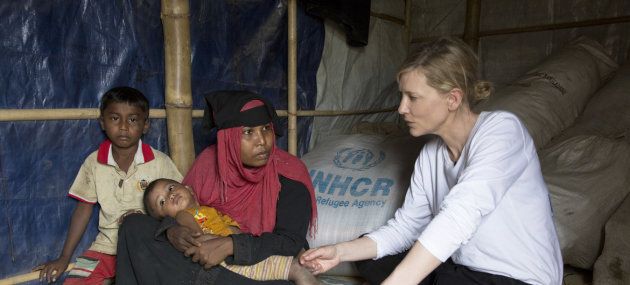 Cate Blanchett pone voz en la ONU al sufrimiento de los rohingyas